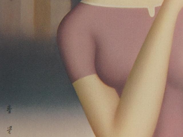 東郷青児、花束、希少な大判額装用画集より、状態良好、インテリア、巨匠、美人