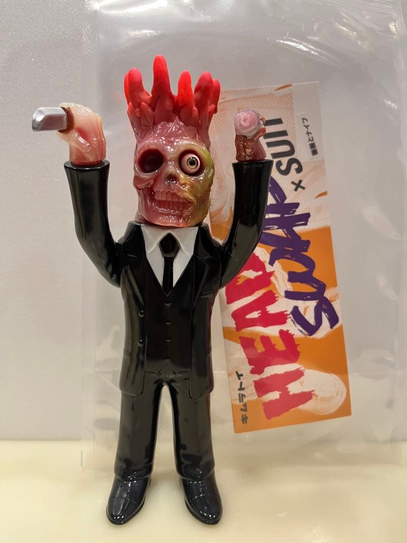 キムラトイ HEAD SWAP×SUIT 薔薇とナイフ ソフビ