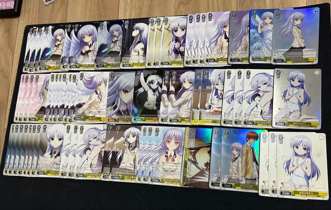 ヴァイスシュヴァルツ　key デッキ　エンジェルビーツ　デッキパーツ付き