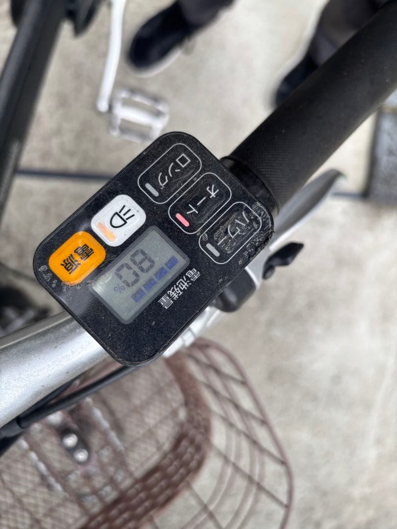 Panasonic 電動アシスト自転車 シティタイプ 前カゴ付き(送料込み)