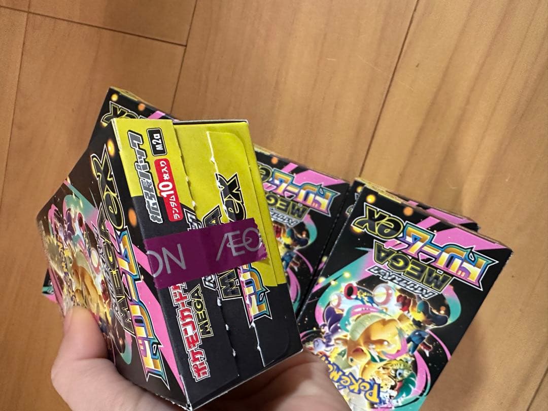 MEGAドリームex 6box 60パック シュリンク無しペリペリなし　ポケカ