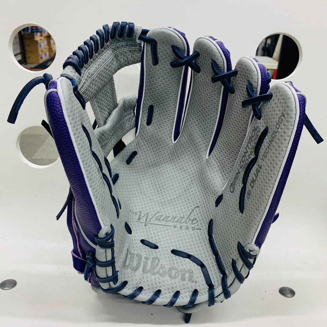 限定　ウイルソン　WBW103782　一般用　軟式用　内野手用　87型　型付け済