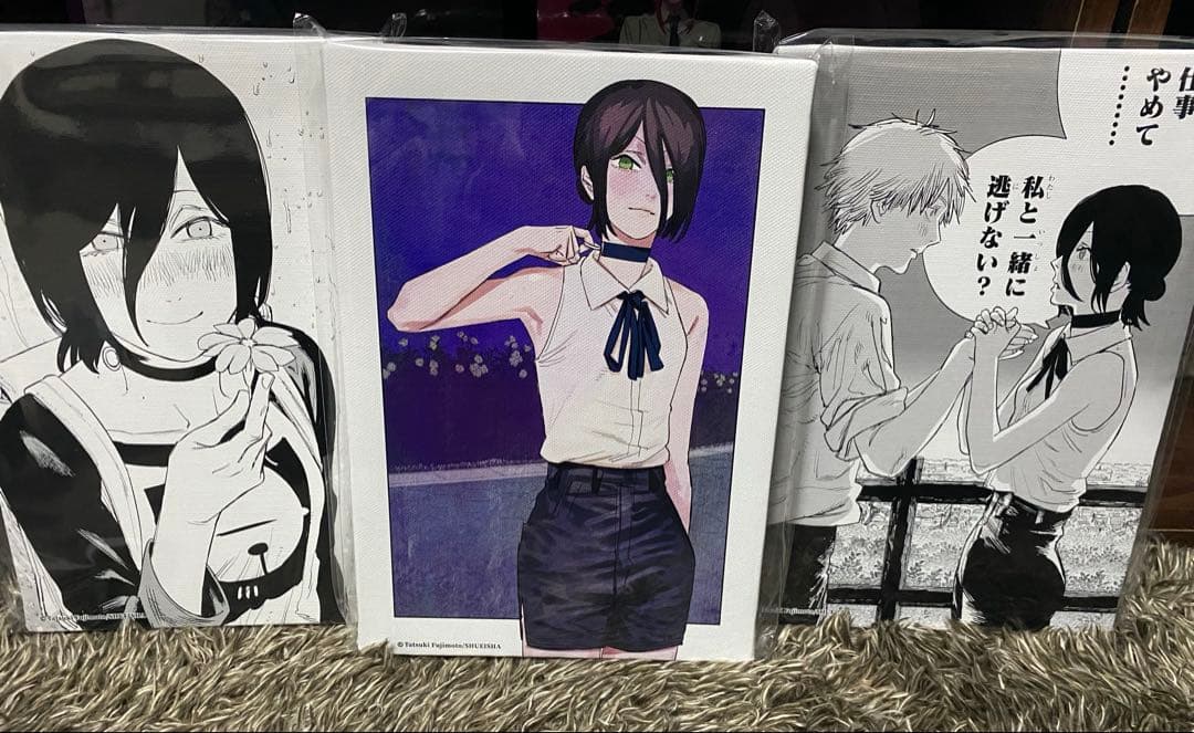 JCS限定 チェンソーマン レゼ篇　アートボード 3種まとめ売り　レゼ　デンジ