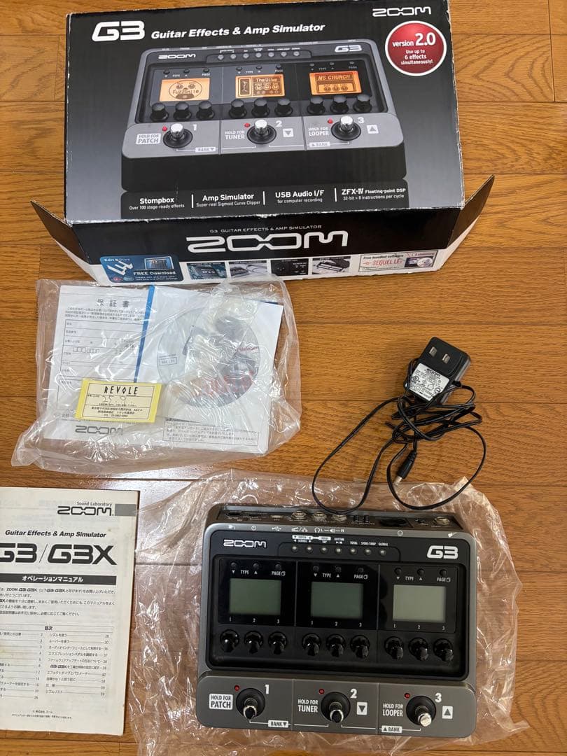 ZOOM G3 ギターエフェクト & アンプシミュレーター