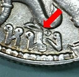 タイ  ラーマ6世 1バーツ 1917年 希少タイプ