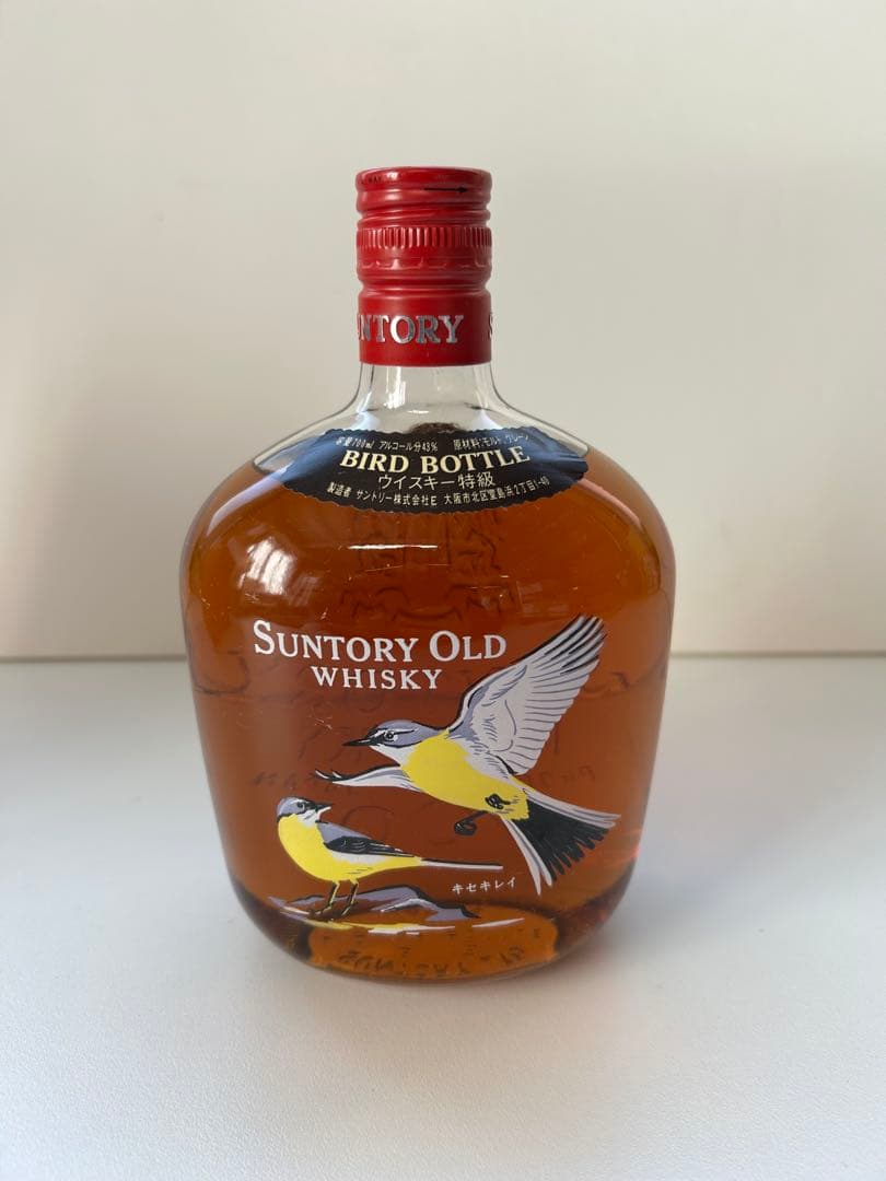 ♦︎③キセキレイ サントリー オールド ウイスキー 特級 バードボトル