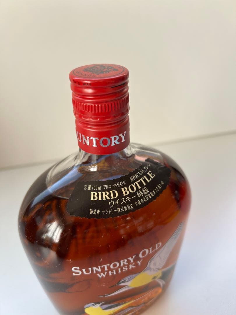 ♦︎③キセキレイ サントリー オールド ウイスキー 特級 バードボトル