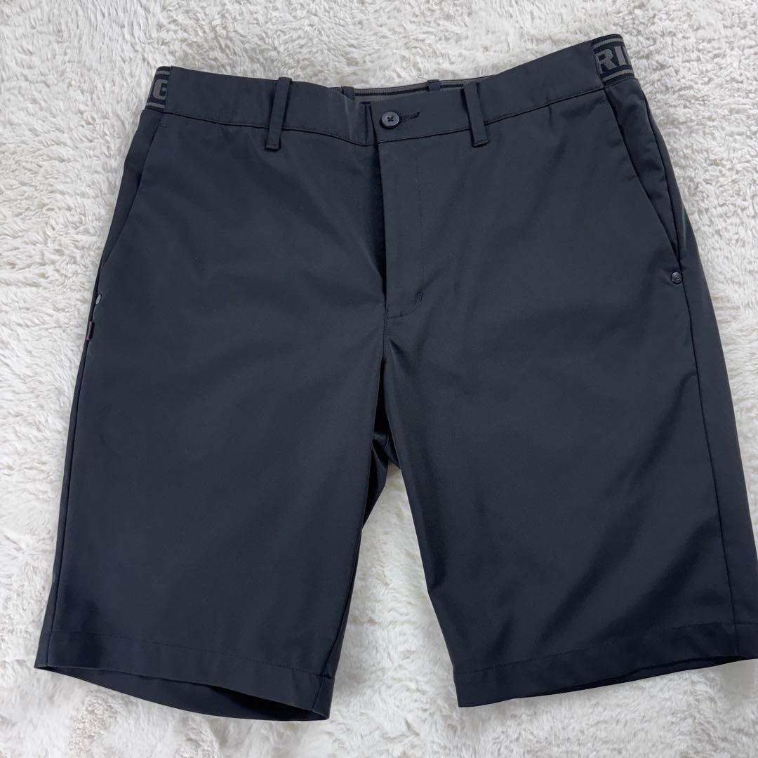 極美品 ブリーフィング ゴルフ エラスティック ショートパンツ L ブラック