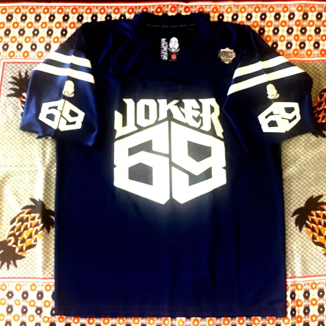 L*3様 Joker Brand タッチダウンフットボールシャツ ネイビー