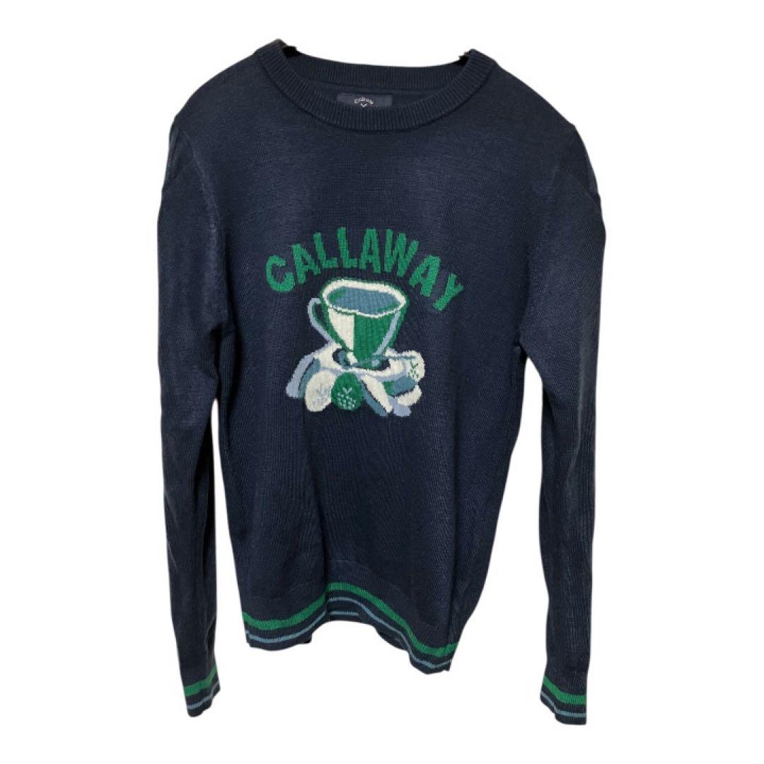 CALLAWAY ネイビーセーター&グリーンスカート　セット販売