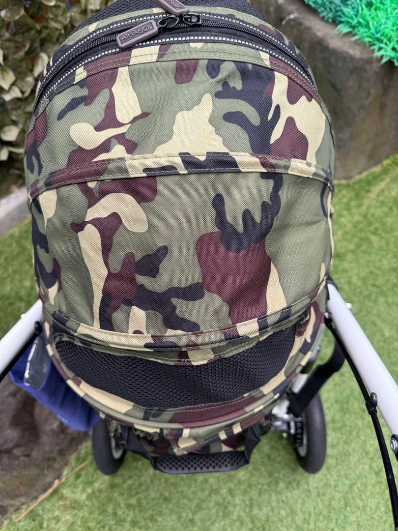 みかん①　エアバギー ドーム2 サイズSM 迷彩　迷彩メッシュルーフ付き