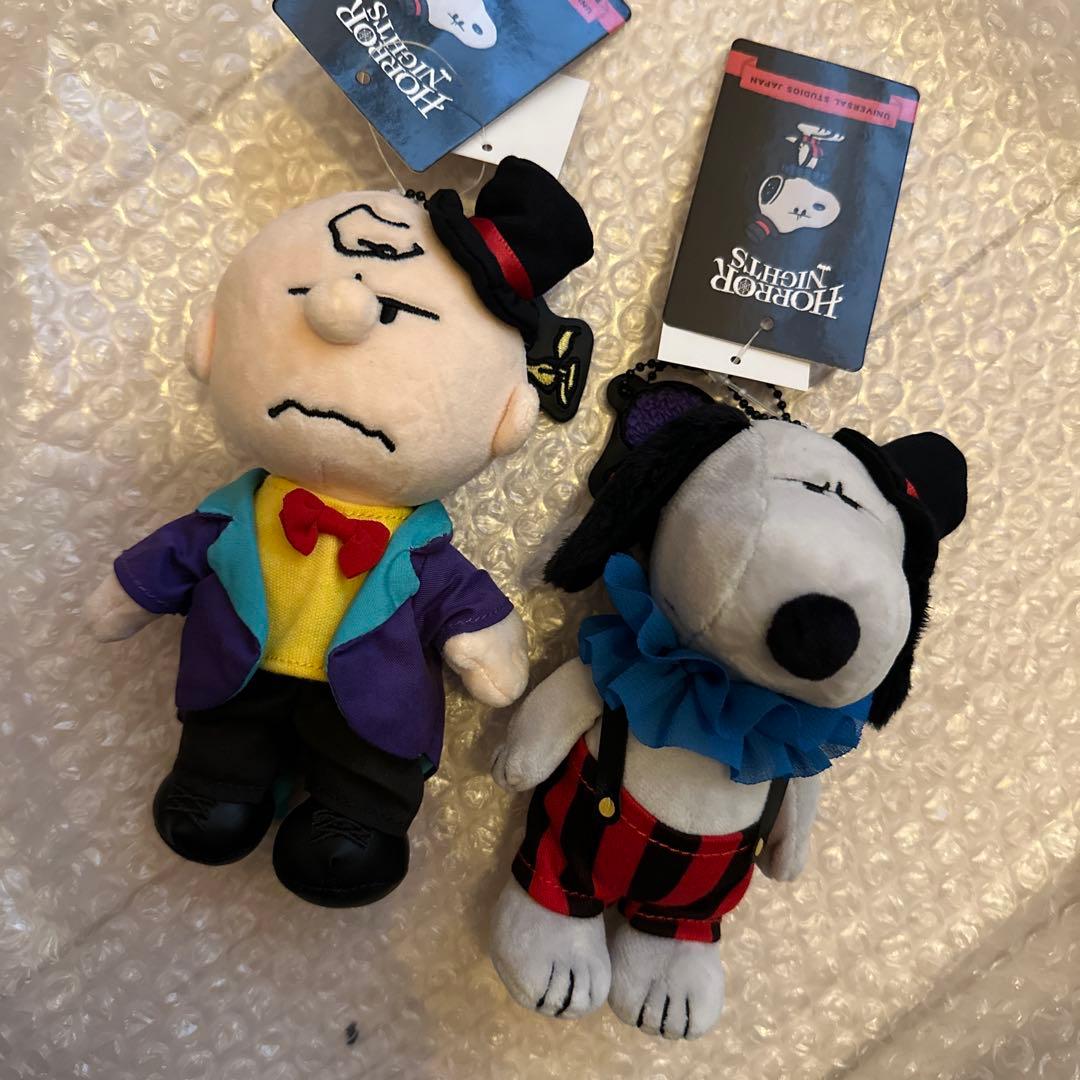 USJ スヌーピー　ハロウィン2025 ぬいぐるみキーチェーンセット