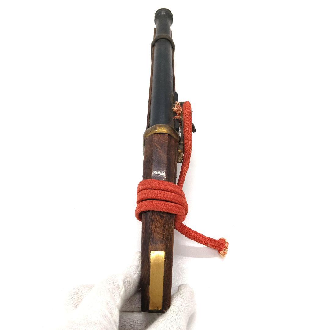 11-18-1 木製 アンティーク 火縄銃 レプリカ 模造銃 インテリア