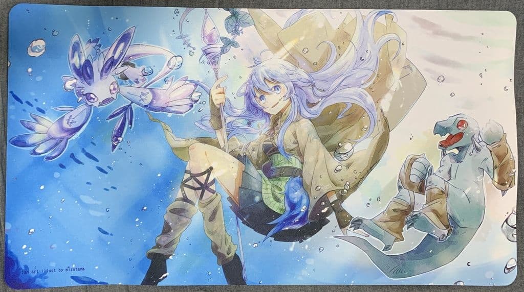 水霊使いエリア プレイマット 遊戯王