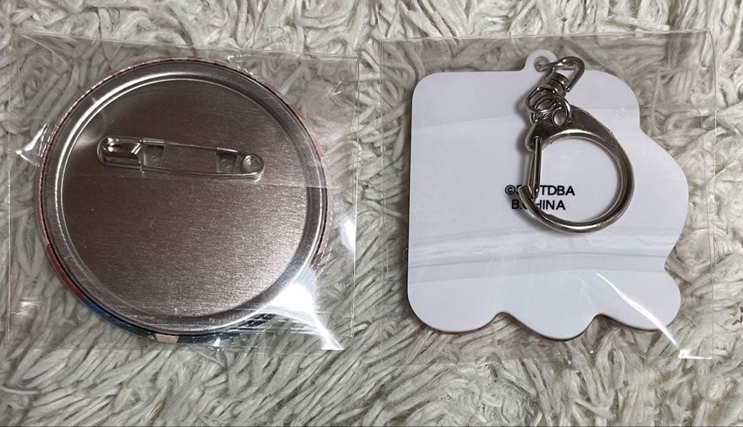 銀魂 JINSコラボ メガネ書き下ろし 缶バッジ　アクリルチャーム 沖田総悟