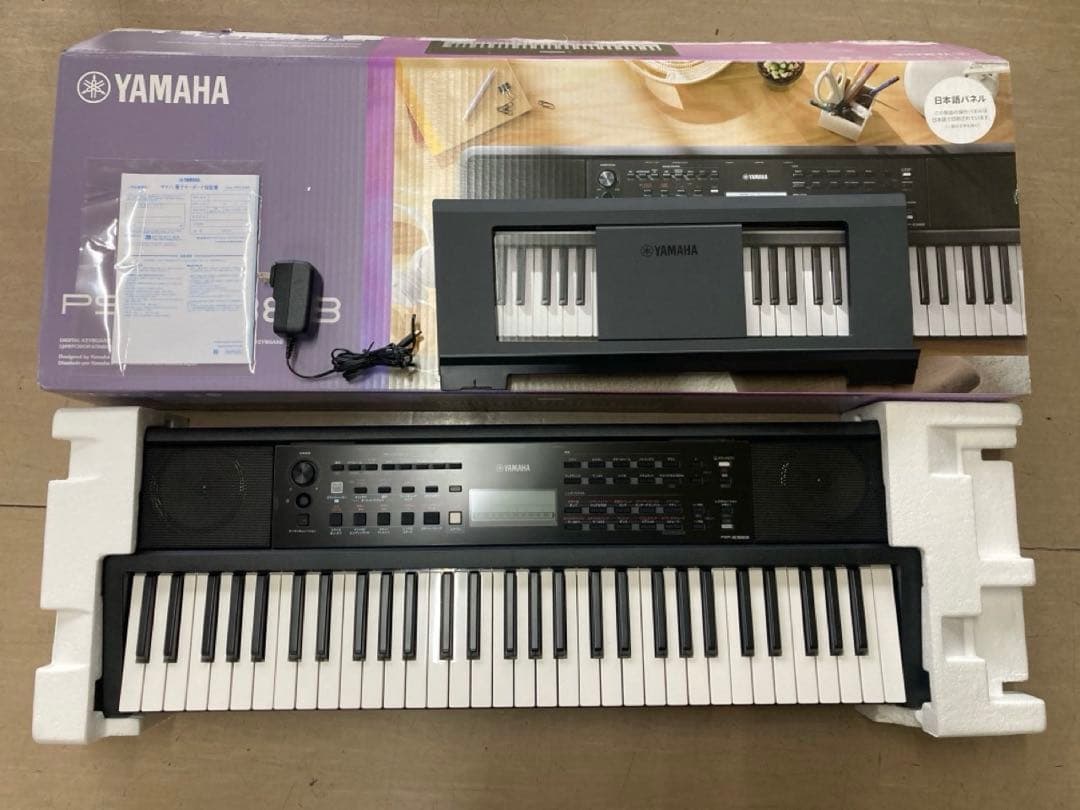展示品・新品同様◾️ヤマハ PSR-E383 電子キーボード