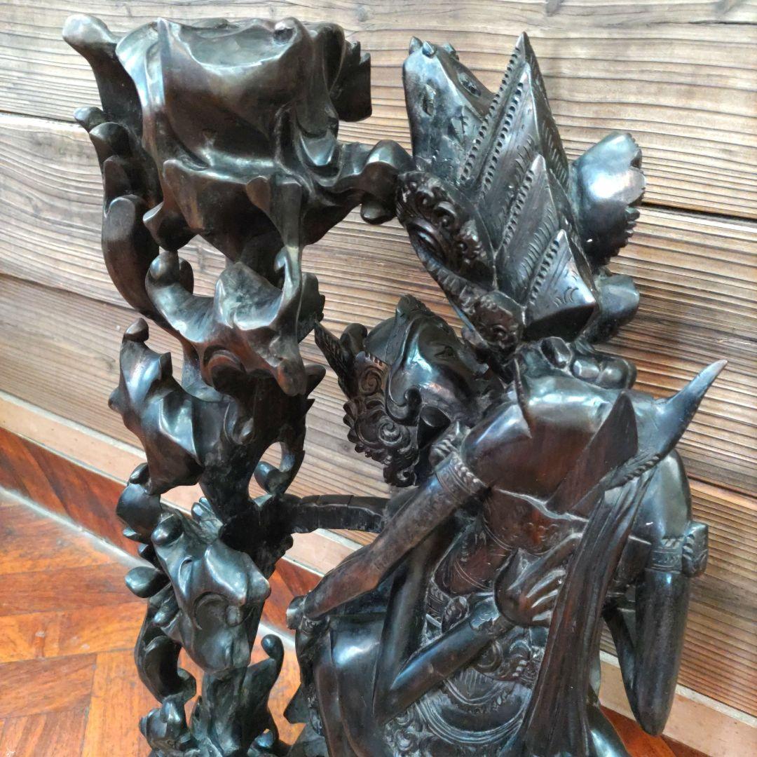 バリ・黒檀・オブジェ