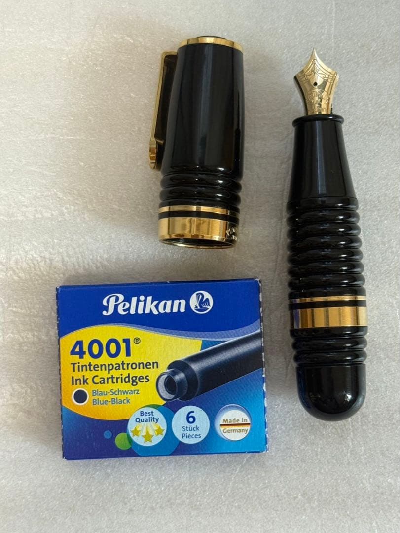 プラチナ万年筆　グラマー14金