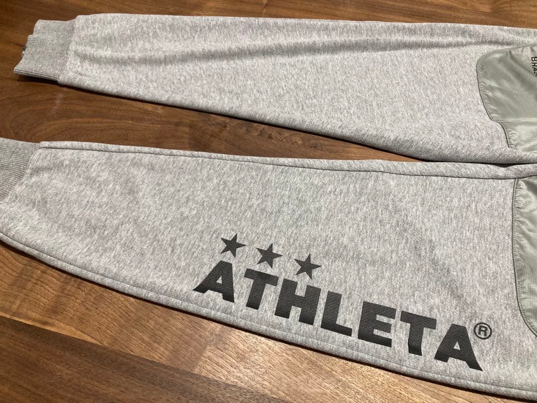 アスレタ 上下 ジャージ L メンズ グレー イエロー