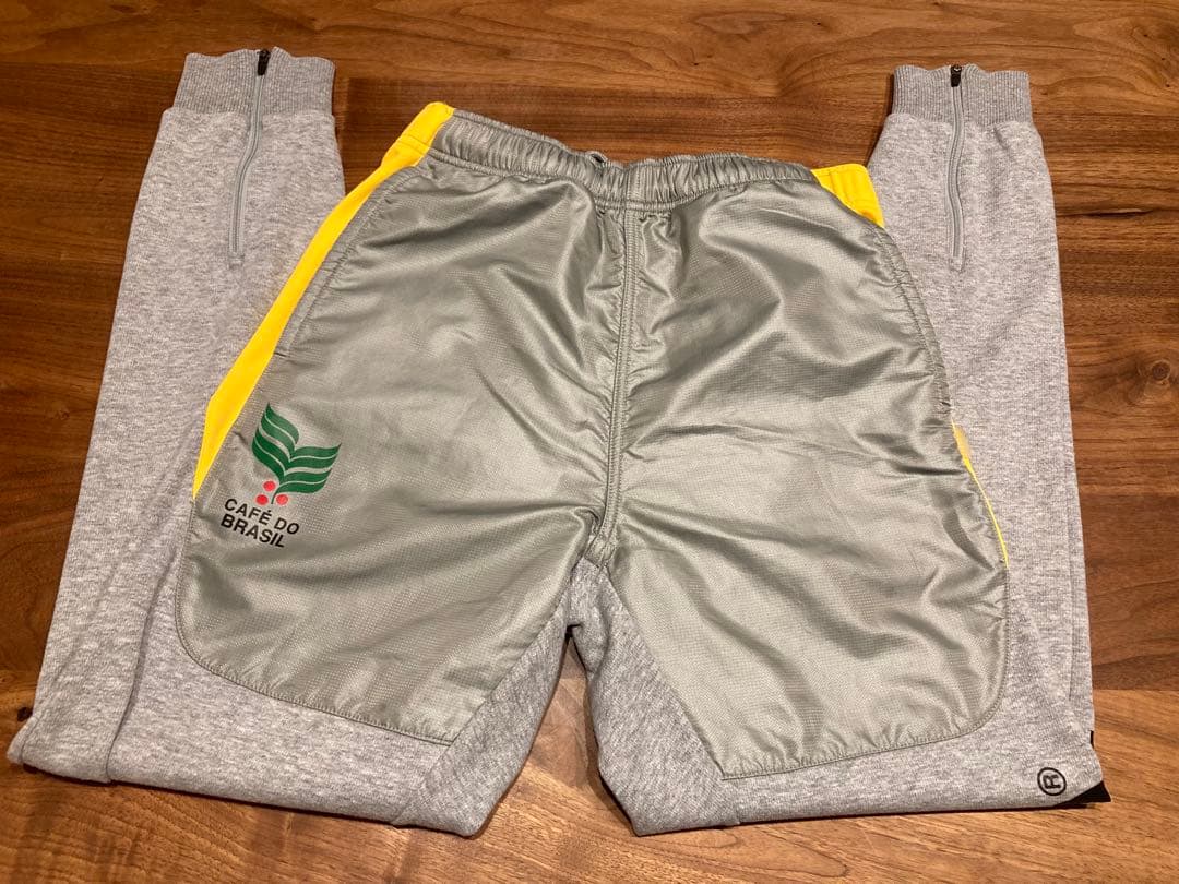 アスレタ 上下 ジャージ L メンズ グレー イエロー