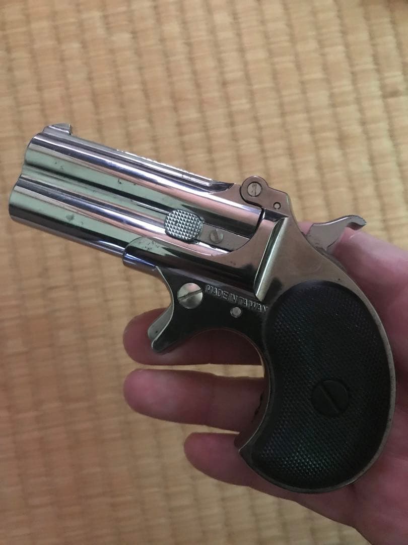 DERRINGER ガスガン シルバー/ブラック 2バレル　マルシン