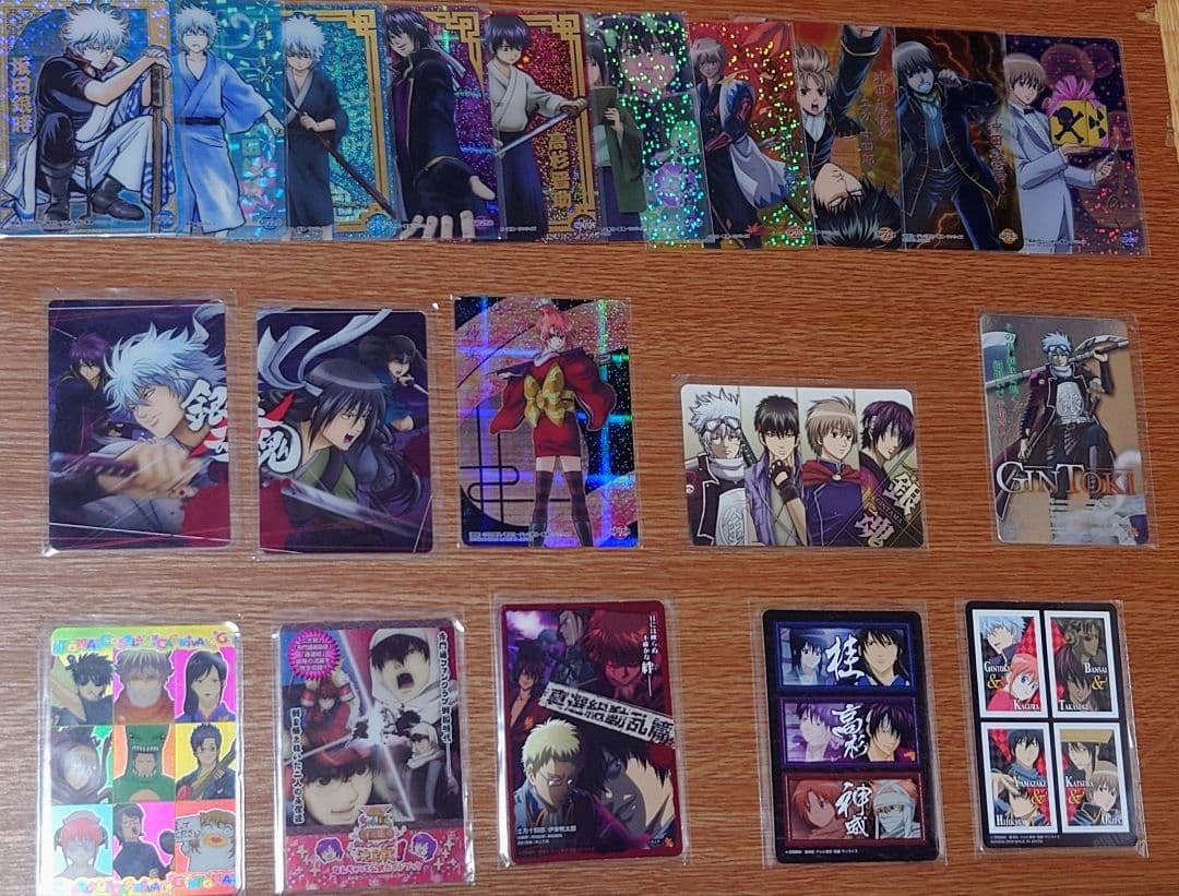 銀魂 クリアカードコレクション カードガム 45枚 まとめ売り