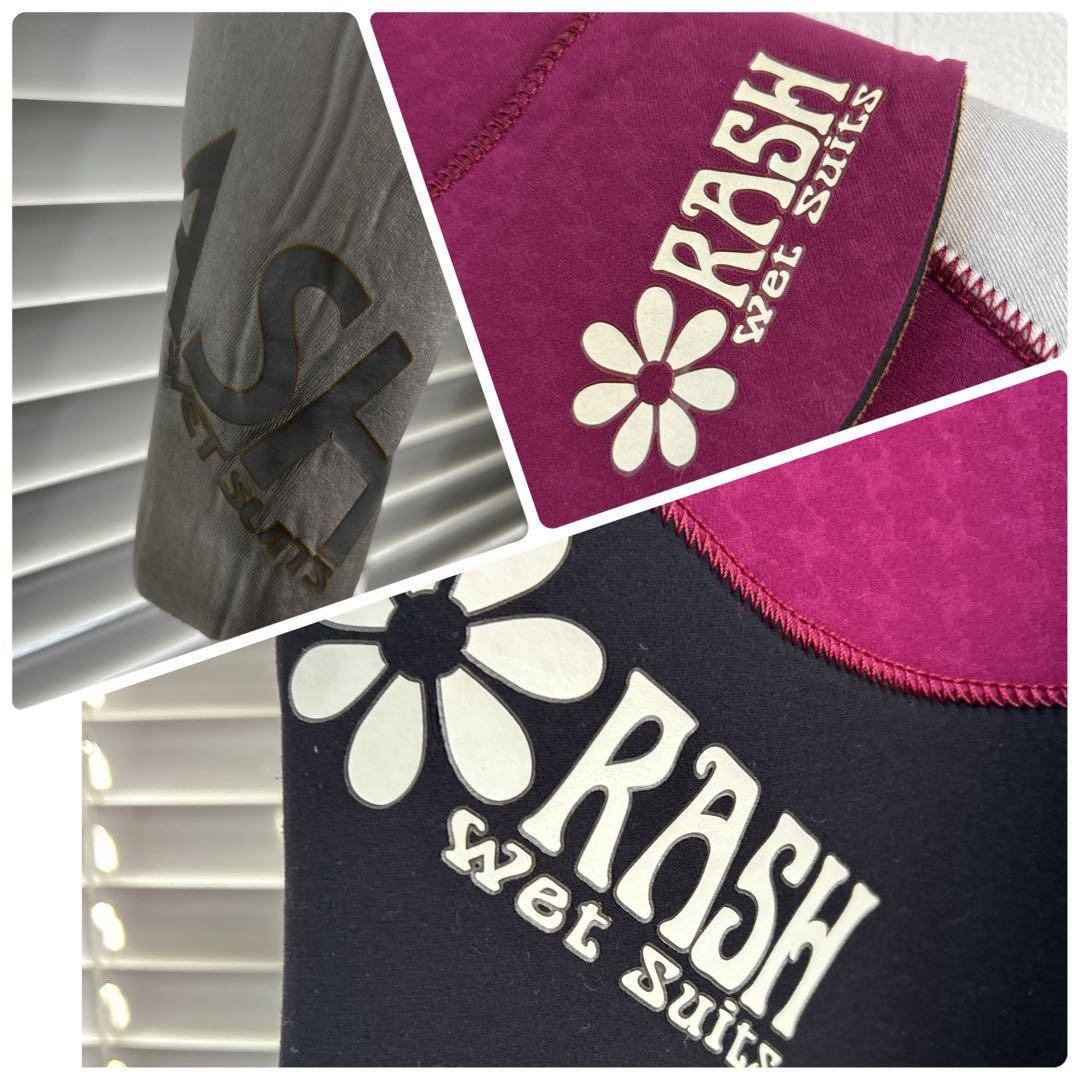 RASH ラッシュレディース ウェットスーツ セミドライ　3mm ノンジップ