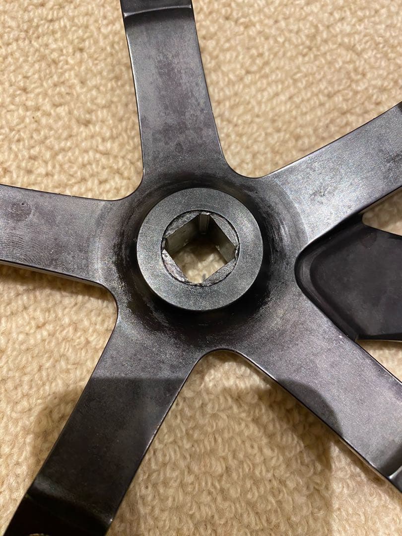 【165mm】スギノ75 クランク ピスト 競輪 シングルスピード ブルーラグ