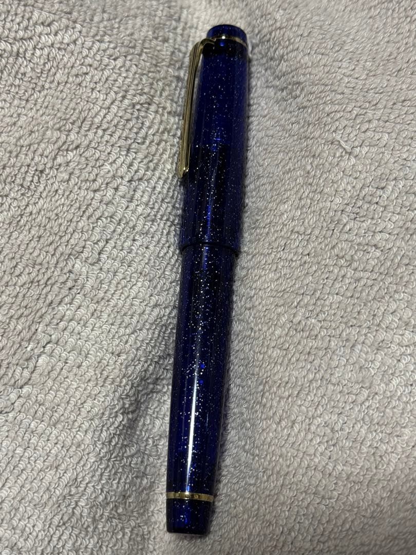 訳あり　ほんとの星空。「紡ぐ」万年筆　プロギア低重心