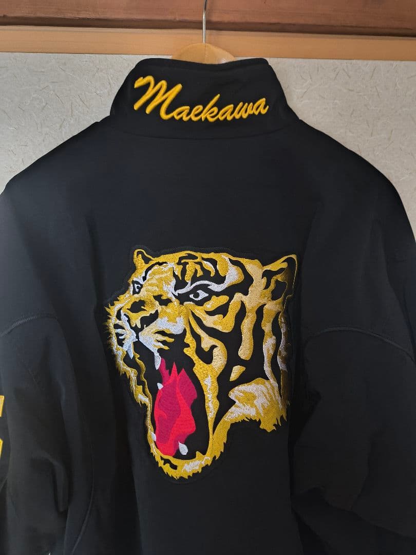 阪神タイガース　実使用　支給　練習　グランドコート　ジャケット　キャンプ　前川