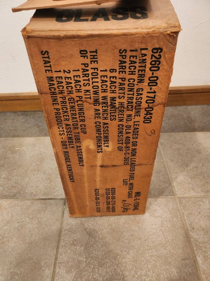 【お値引き可能】コールマンSMP　252A　GIランタン1987年デッドストック