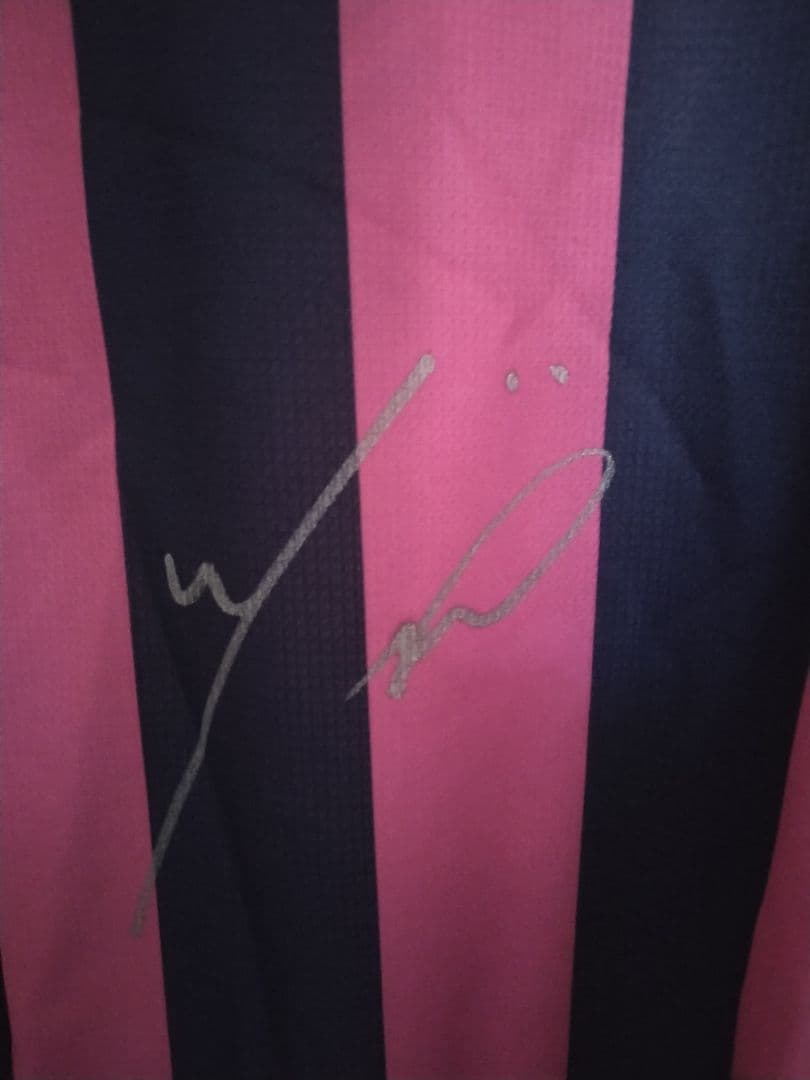 セレッソ大阪レプリカユニフォーム 半袖　大久保嘉人選手サイン入り