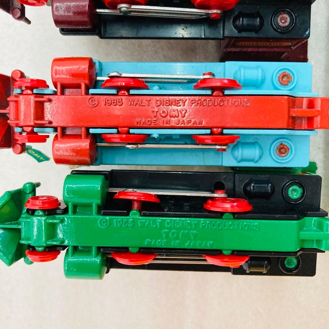 【４台セット★1983年製】ディズニー ウエスタンリバー鉄道　TOMY　に11