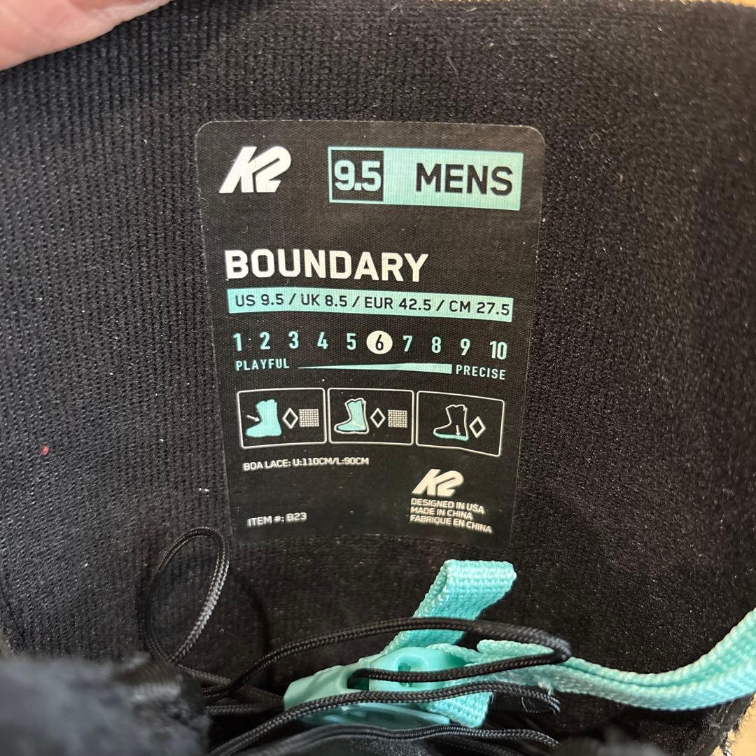 25モデル K2 BOUNDARY BLACK /9.5(27.5cm)