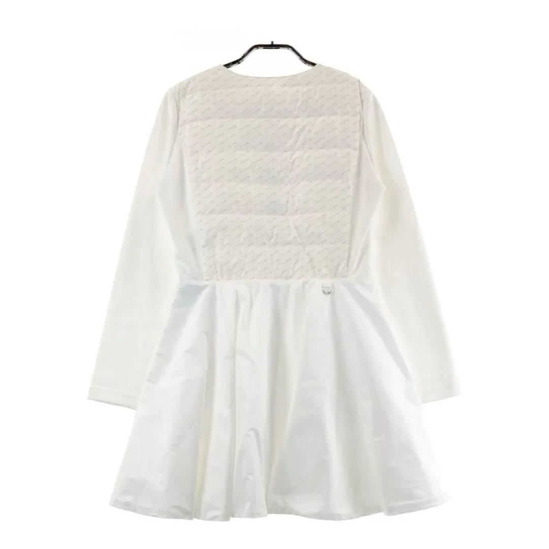 サイズ2 MUTA MARINE ムータマリンダウン長袖ワンピース ホワイト