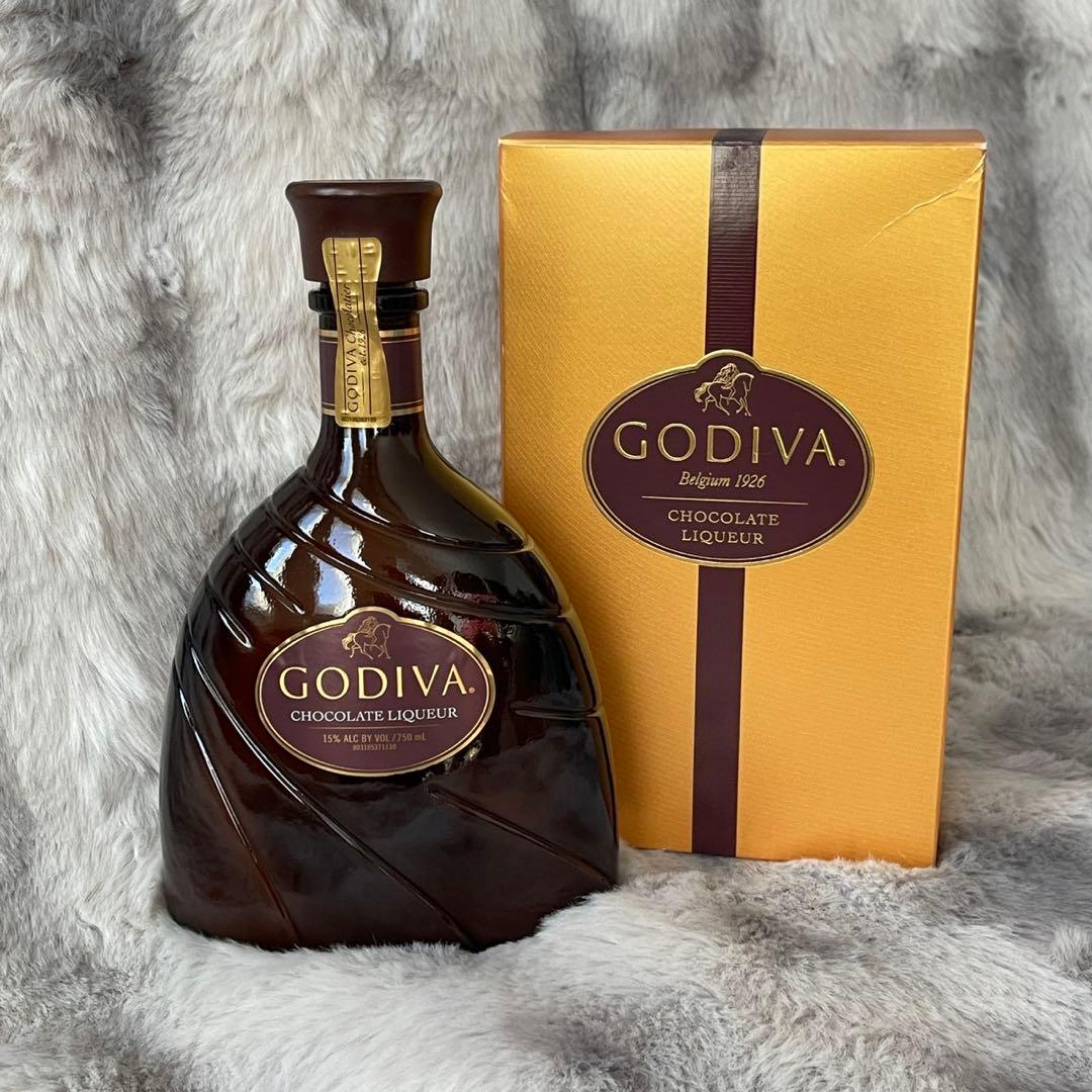 生産終了　廃盤GODIVA チョコレートリキュール 750ml 箱入り