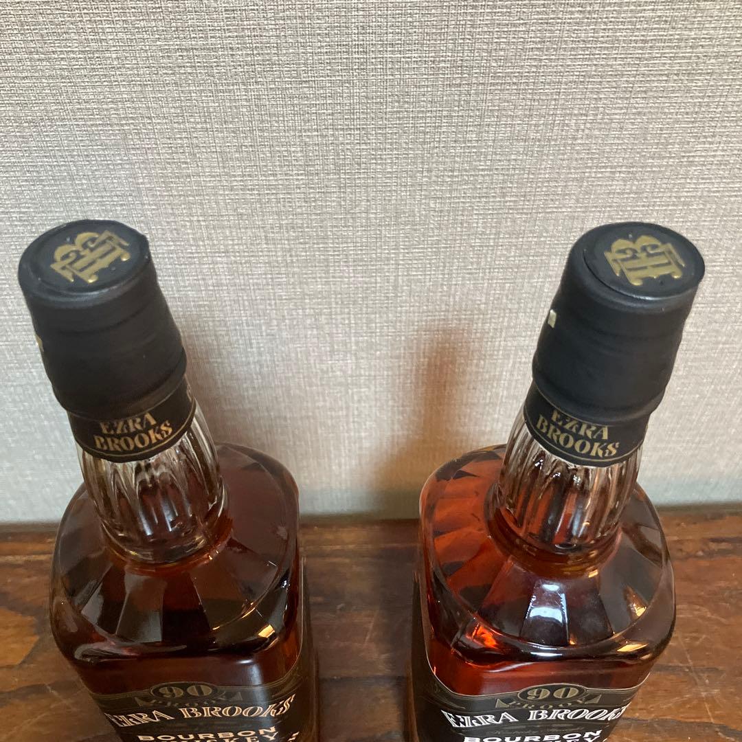 エズラ ブルックス ブラック 45% 750ml 90プルーフ　2本