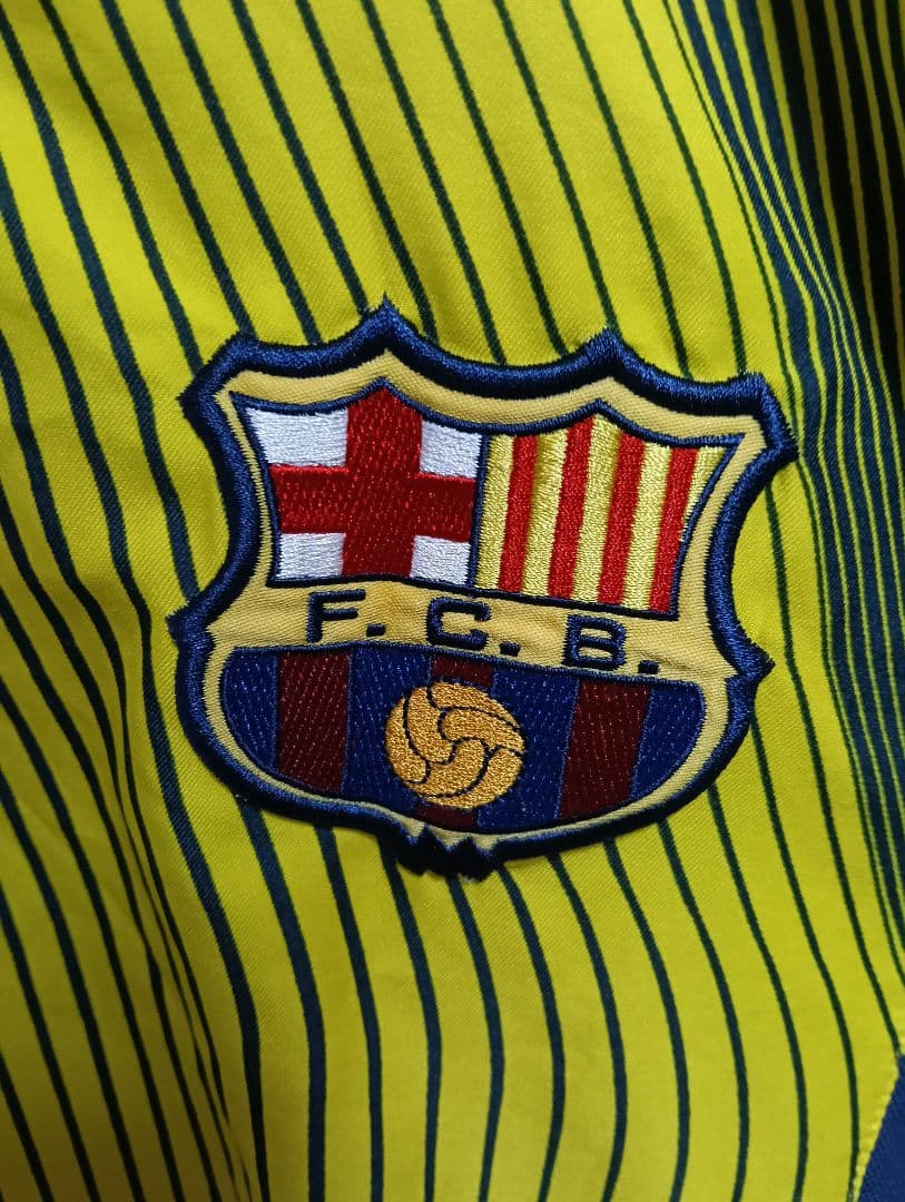 【激レア正規品！】バルセロナ 02/03 3rdGKユニフォーム イエロー海外M