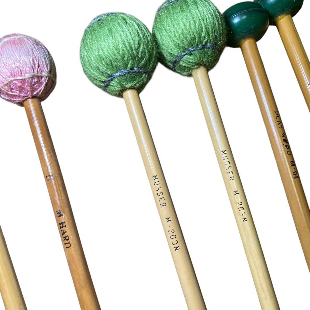 playwood M-203 M-04 M-303マリンバマレット まとめ8本