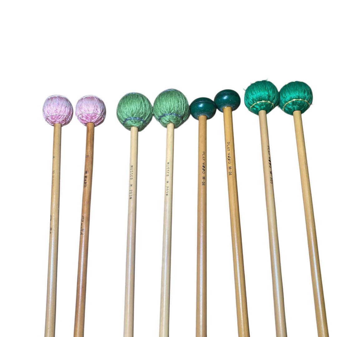 playwood M-203 M-04 M-303マリンバマレット まとめ8本