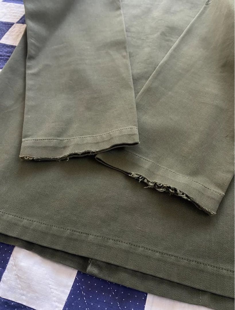 希少】60s 米軍実物 OG107 ユーティリティシャツ 日本製　ローカルメイド