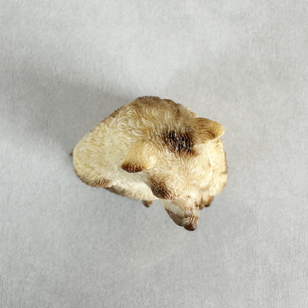 置根付　クマ　熊　セイウチ牙製　置物　彫刻　ミ10