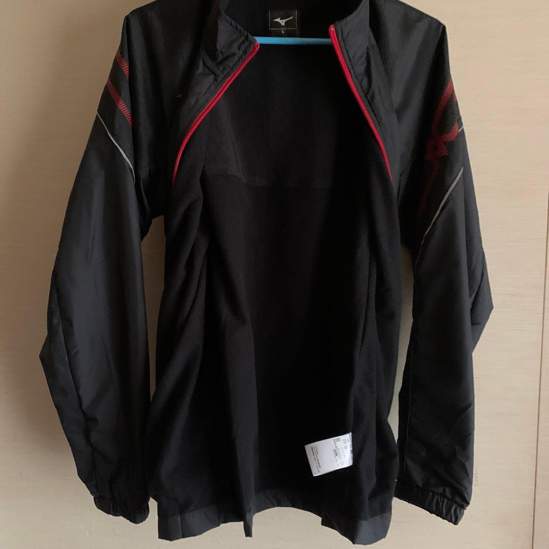 ミズノ　ウォームアップウェア　上はL 下はXL