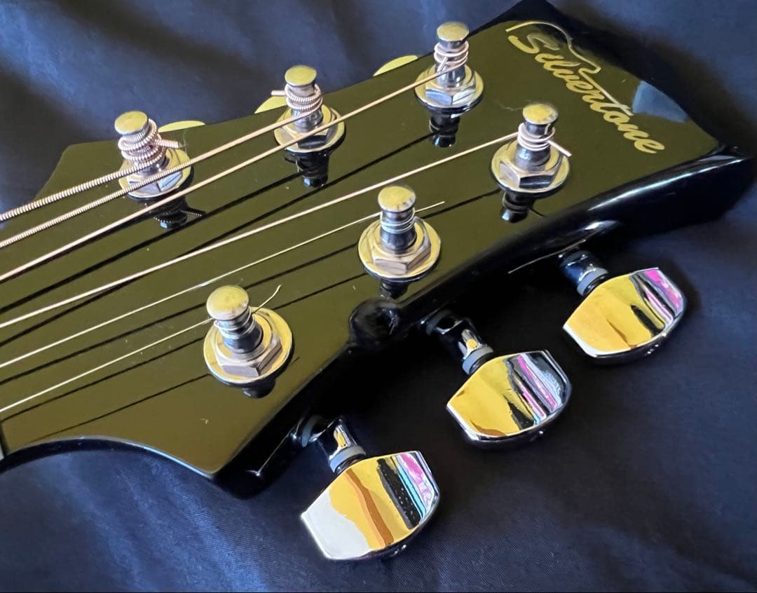 silvertone sd-10 アコースティックギタータカミネギグバッグ付き