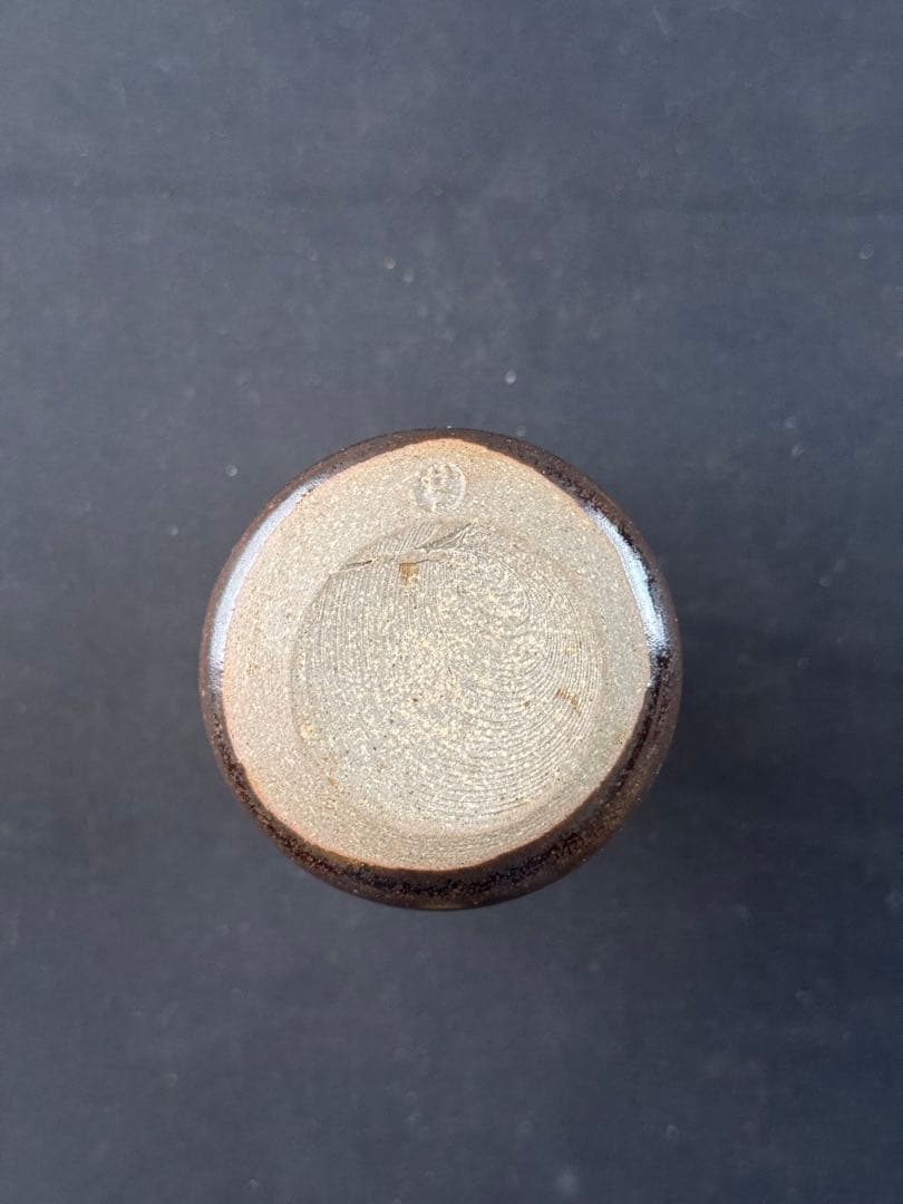 遠州七窯 近江膳所焼 陽炎園作 大名物 出雲肩衝写茶入 茶道具