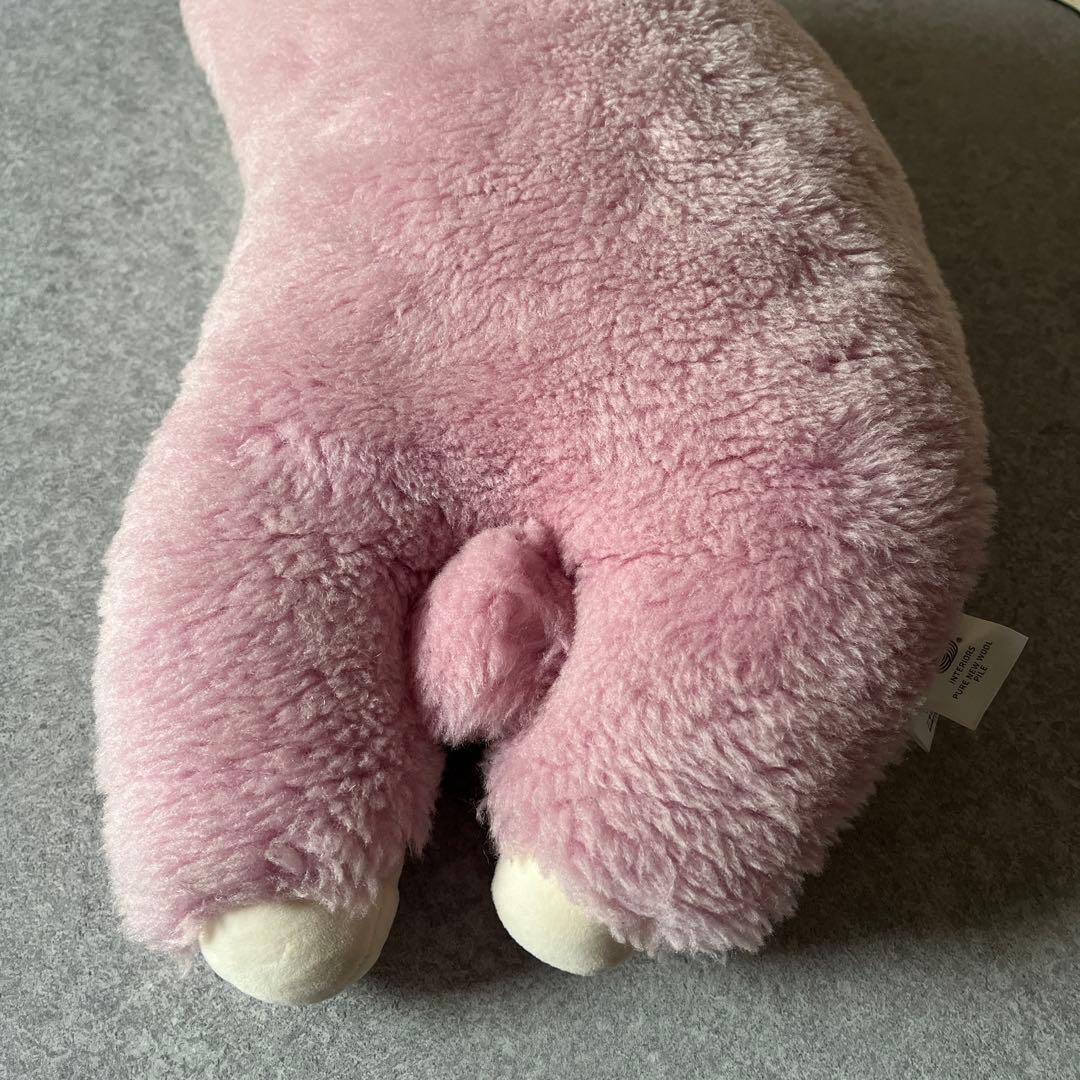 ニチロ毛皮 日本ムートン Woollun 羊毛 ウール 羊型 ぬいぐるみ 抱き枕