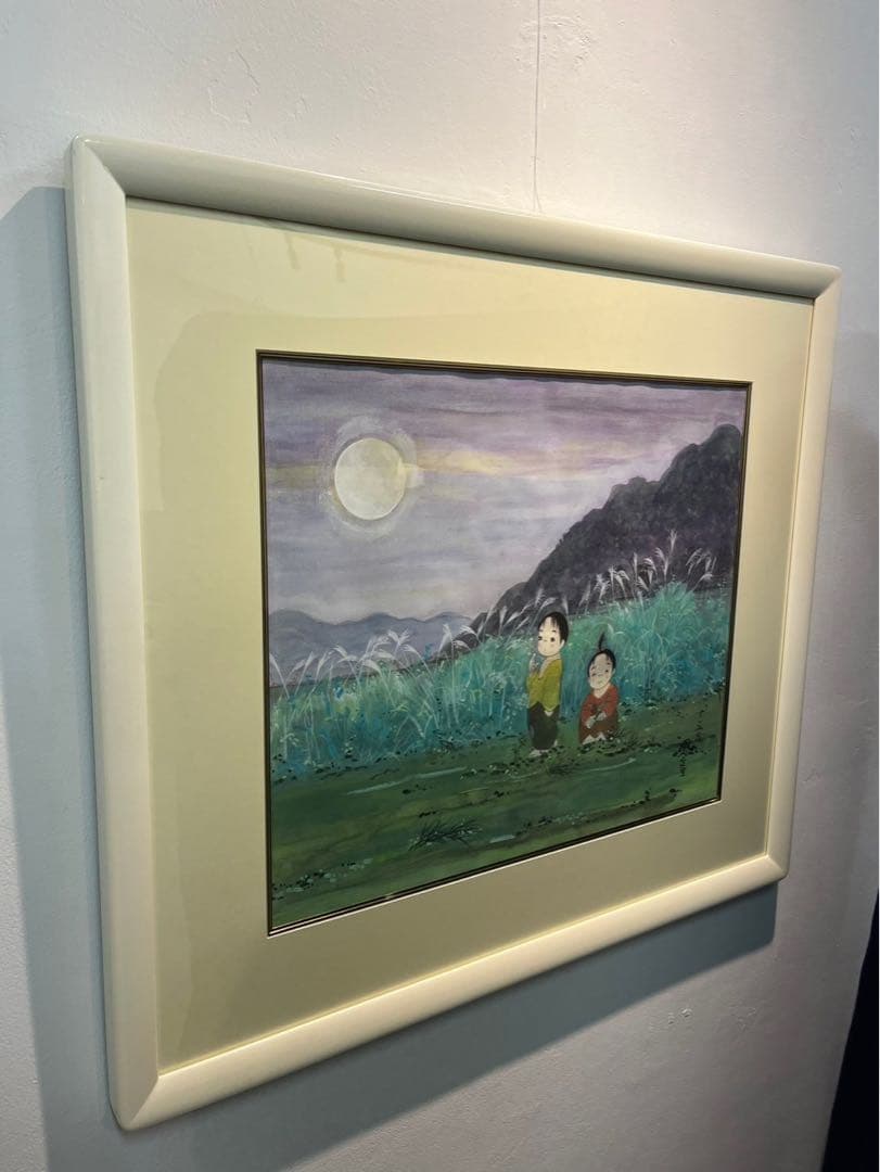 開田風童　水彩画