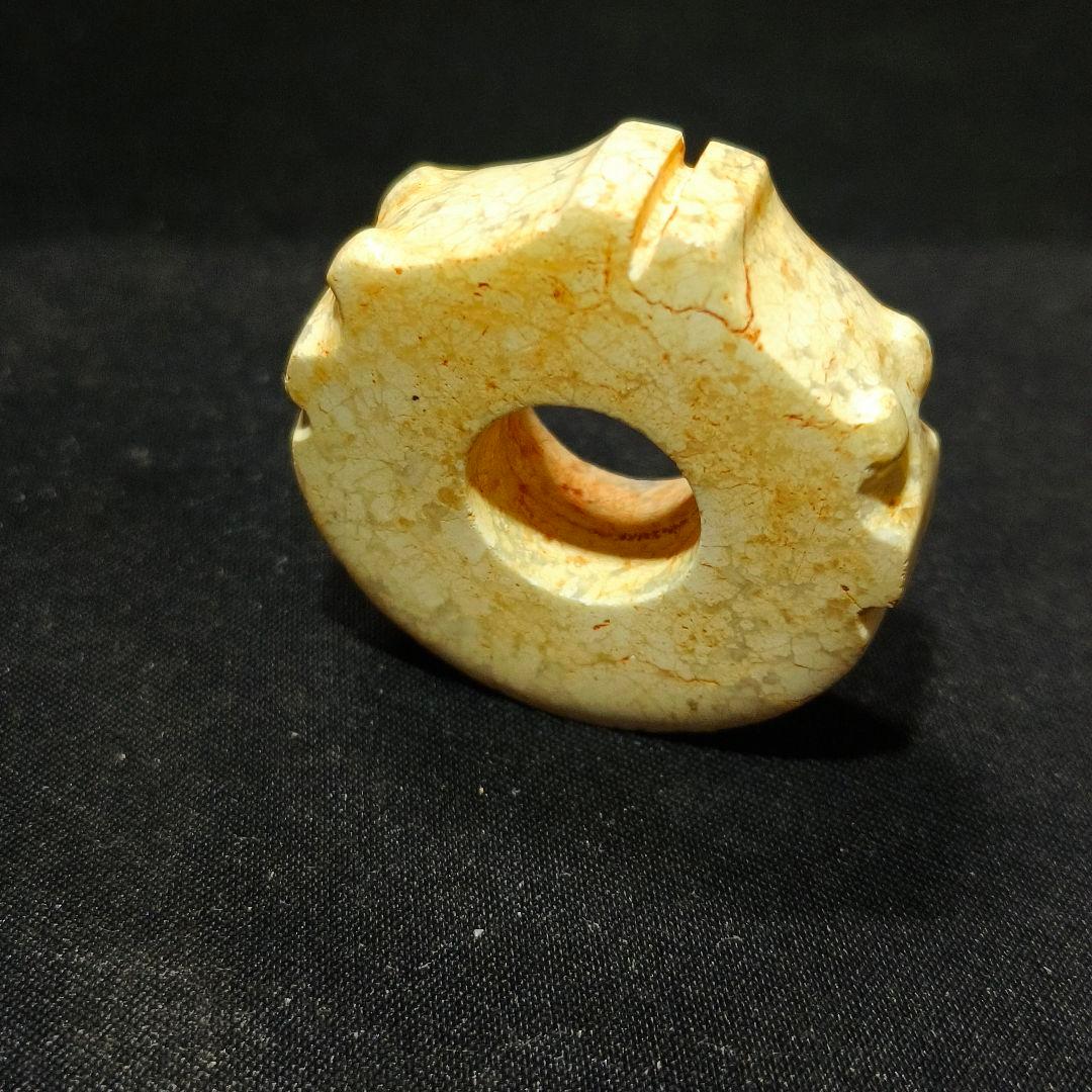 良渚玉琮 玉器 中国骨董 璧形玉佩 良渚文化 雕工璧 古美術 蒐集家放出 古玉