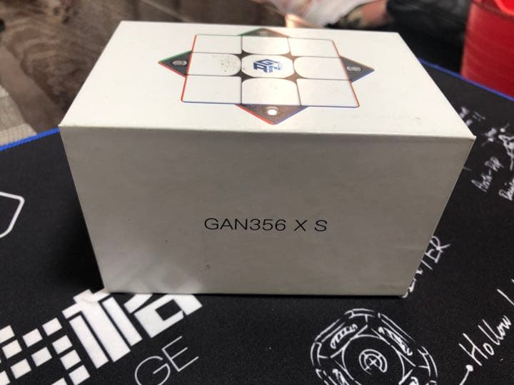 GAN 356XSM llic「電気メッキ」赤色 ルービックキューブ