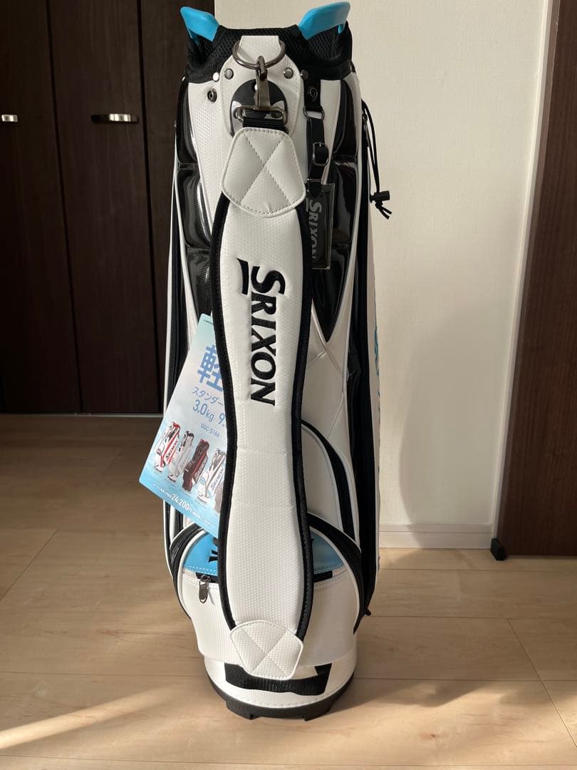 M*7様 SRIXON 軽量ゴルフバッグ ホワイト/ブルー